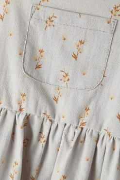 Lil Atelier Multi Daisy Pinafore Dress -Angel & Rocket Shop D15389s3