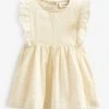 Lil Atelier Cream Frill Dress 1 Lil Atelier Cream Frill Dress -Angel & Rocket Shop D15390s