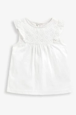Jojo Maman Bebe JoJo Maman Bébé Girls' Pretty Embroidered Top
