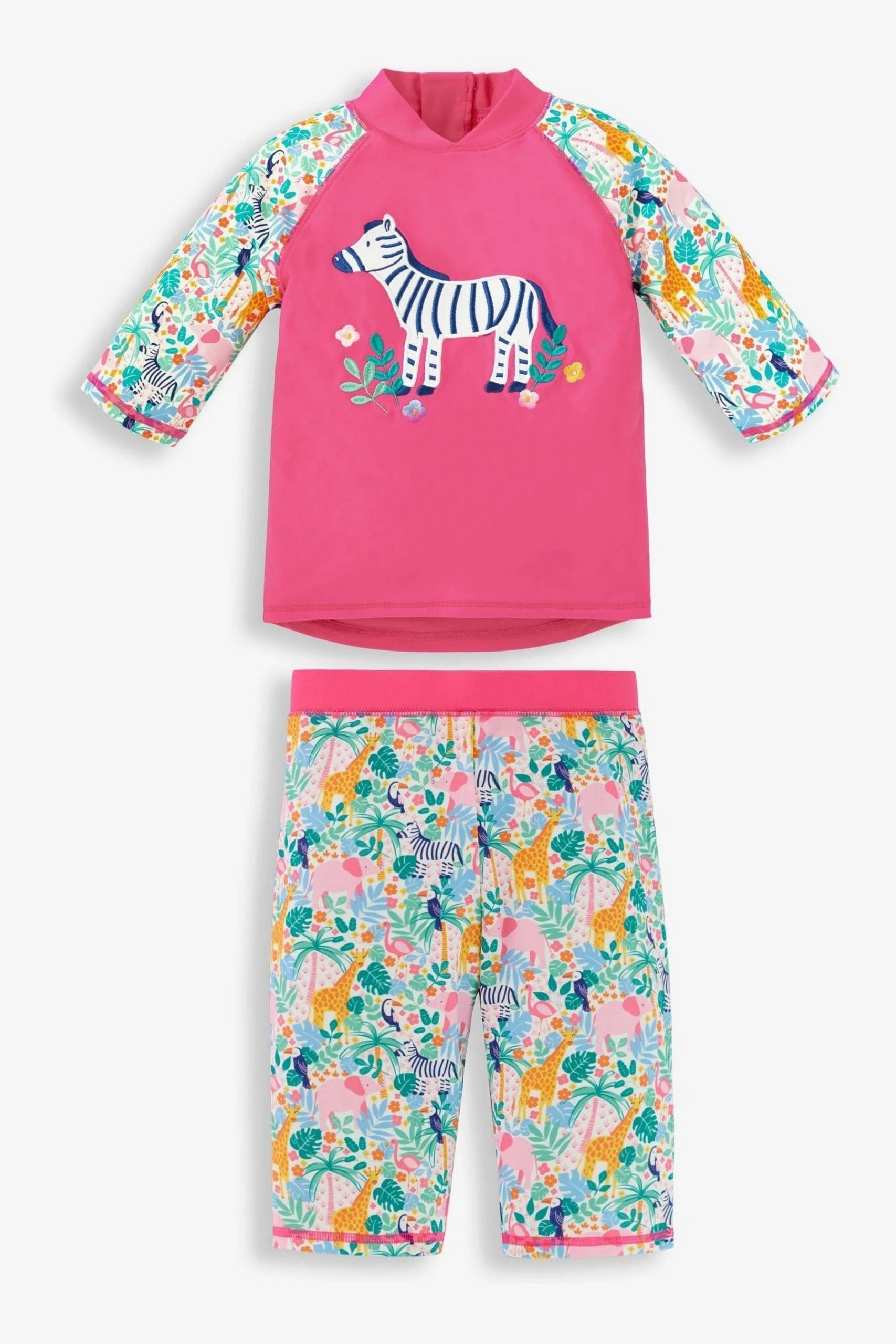 Jojo Maman Bebe JoJo Maman Bébé Kids' 2-Piece Sun Protection Suit 3 Jojo Maman Bebe JoJo Maman Bébé Kids' 2-Piece Sun Protection Suit
