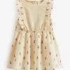 Lil Atelier Cream Floral Print Frill Dress -Angel & Rocket Shop D21250s