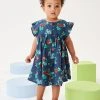 Next Frill Sleeve Cotton Dress (3mths-8yrs) -Angel & Rocket Shop D24 421s