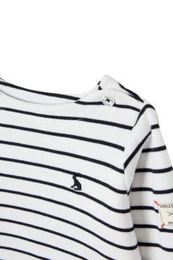 Joules Blue Harbour Stripe Long Sleeve T-Shirt -Angel & Rocket Shop D24882s3
