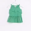 River Island Girls Green Broidery Peplum Cami T-Shirt -Angel & Rocket Shop D34904s