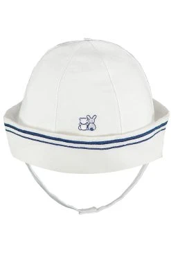 Emile Et Rose White Linen Sailor Dress Set -Angel & Rocket Shop D41201s5