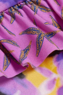 River Island Girls Blurred Floral Print Swimsuit -Angel & Rocket Shop D42080s4