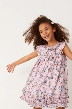 Next Ruffle Satin Dress (3mths-16yrs) -Angel & Rocket Shop D44 005s2