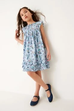 Next Ruffle Satin Dress (3mths-16yrs) -Angel & Rocket Shop D44 006s2