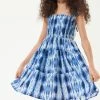 Angel & Rocket Blue Etta Tie Dye Dress 2 Angel & Rocket Blue Etta Tie Dye Dress -Angel & Rocket Shop D47149s