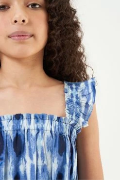 Angel & Rocket Blue Etta Tie Dye Dress -Angel & Rocket Shop D47149s3