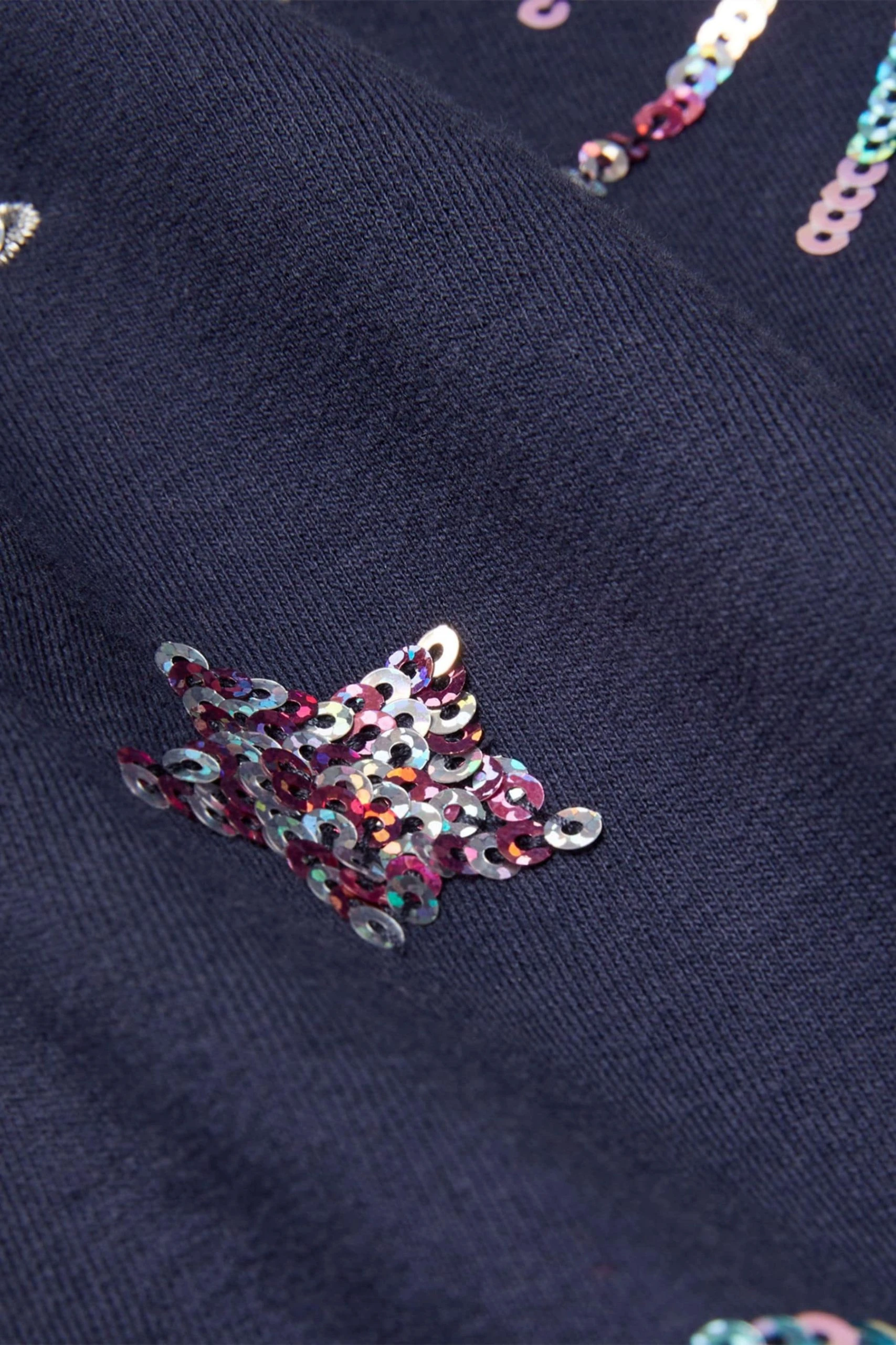 Monsoon Blue Unicorn Sweat Tunic Dress 5 Monsoon Blue Unicorn Sweat Tunic Dress - Image 3