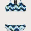 Monsoon Blue Chevron Marble Crochet Bikini Set 2 Monsoon Blue Chevron Marble Crochet Bikini Set -Angel & Rocket Shop D49111s