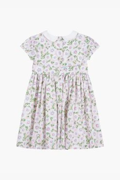 Trotters London Pink Catherine Daisy Dress -Angel & Rocket Shop D49380s3