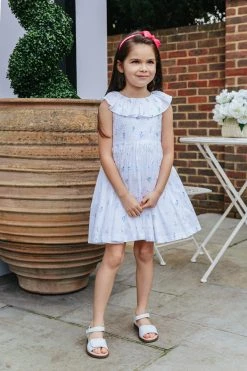 Trotters London Francis Willow Cotton Sun White Dress 9 Trotters London Francis Willow Cotton Sun White Dress -Angel & Rocket Shop D49383s2