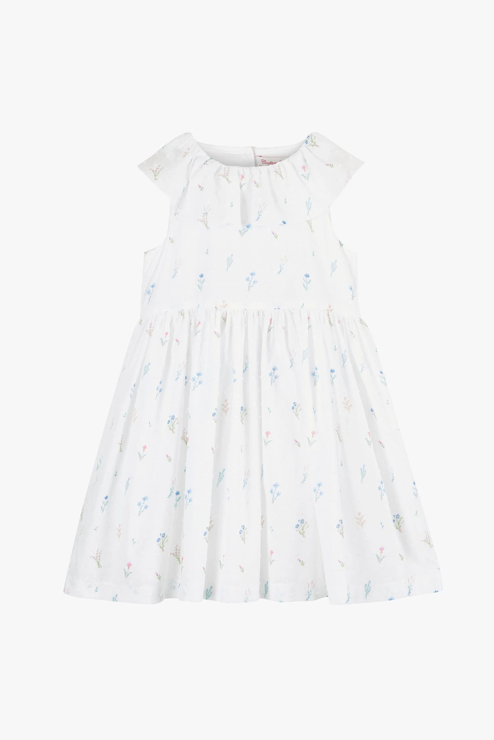 Trotters London Francis Willow Cotton Sun White Dress 6 Trotters London Francis Willow Cotton Sun White Dress - Image 4