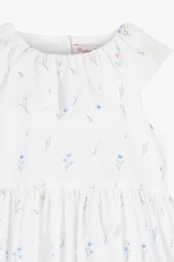 Trotters London Francis Willow Cotton Sun White Dress 13 Trotters London Francis Willow Cotton Sun White Dress -Angel & Rocket Shop D49383s6