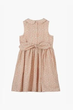 Trotters London Tangerine Esme Floral Smocked Dress 8 Trotters London Tangerine Esme Floral Smocked Dress -Angel & Rocket Shop D49397s3