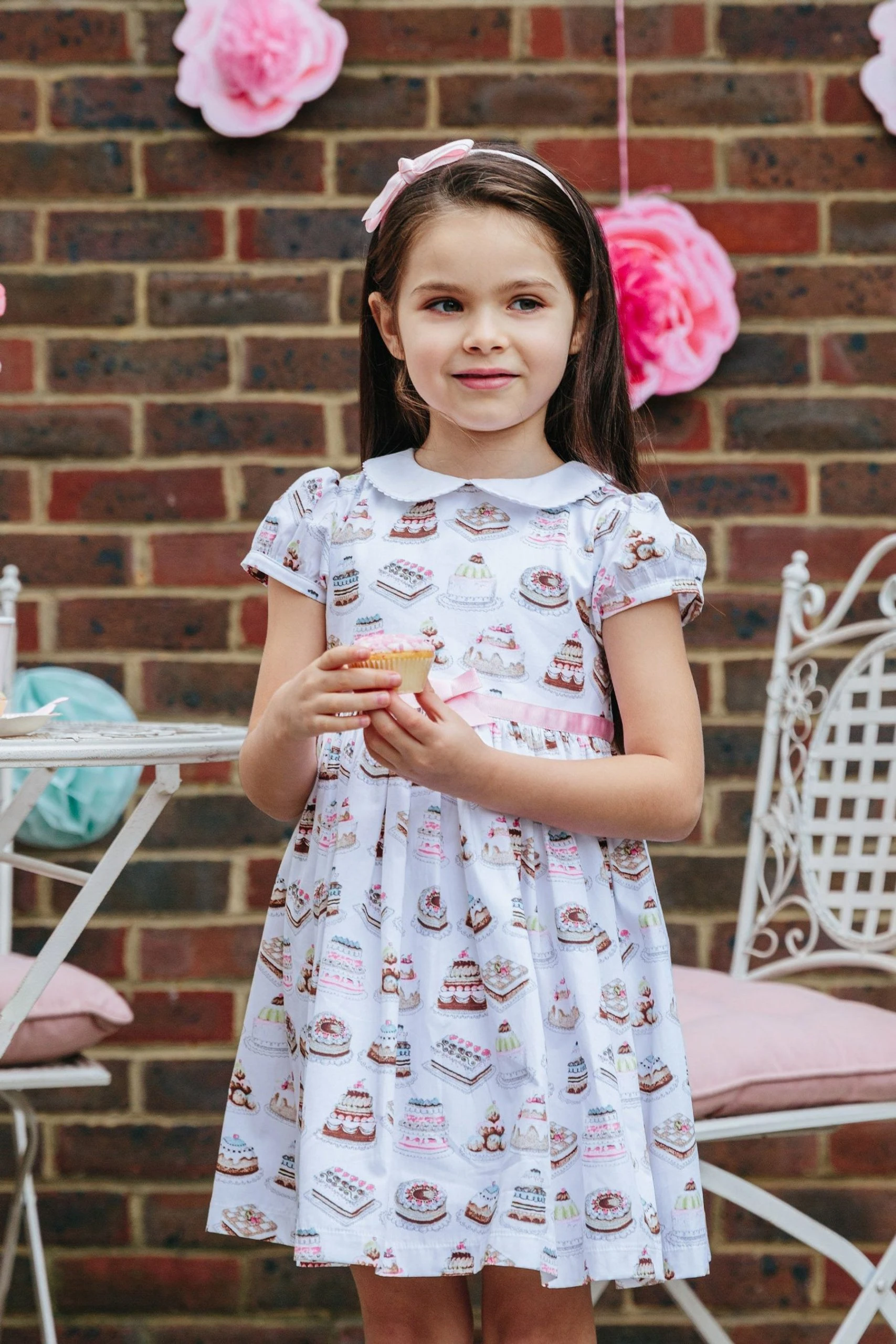 Trotters London White Cake Party Cotton Dress 3 Trotters London White Cake Party Cotton Dress