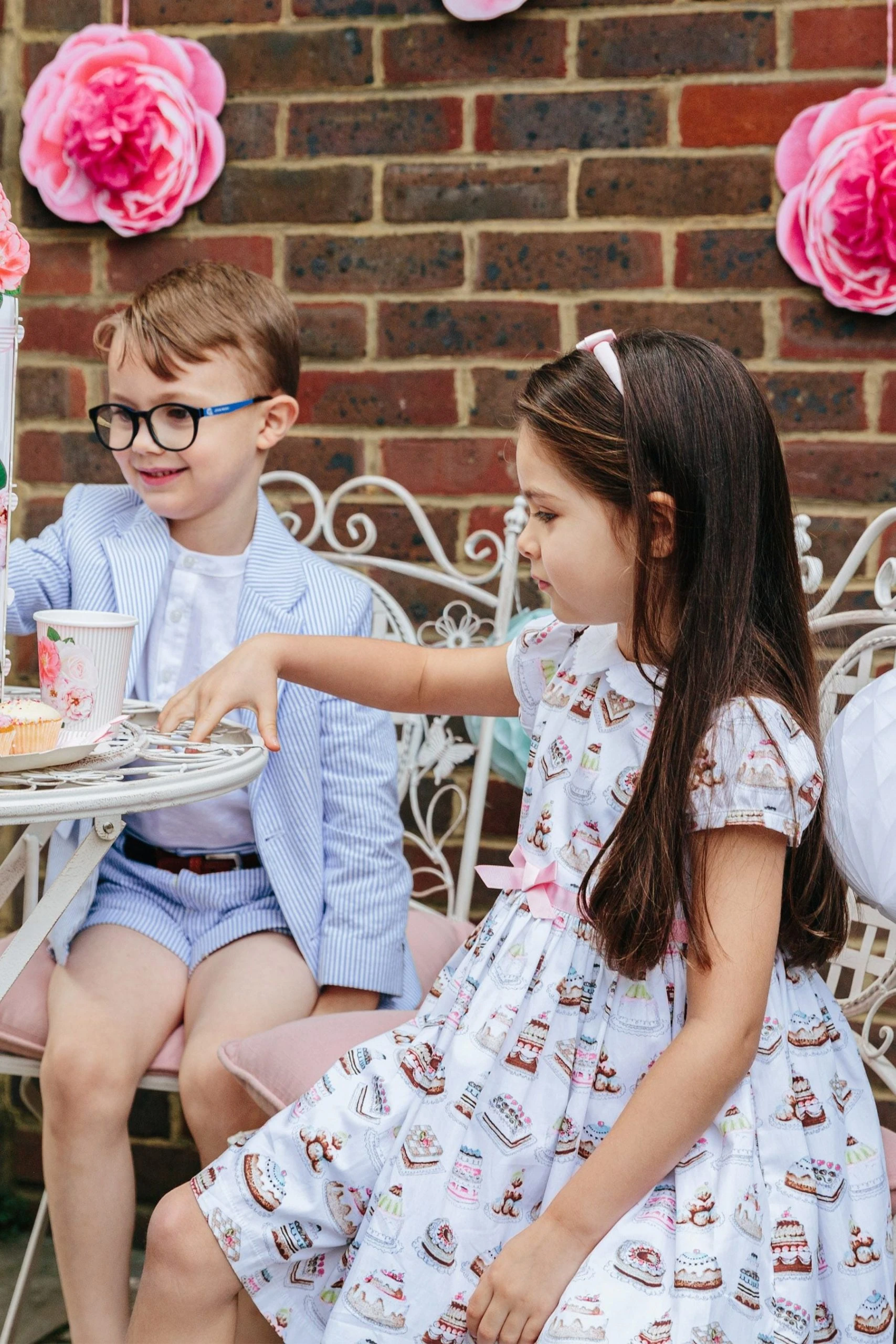 Trotters London White Cake Party Cotton Dress 4 Trotters London White Cake Party Cotton Dress - Image 2