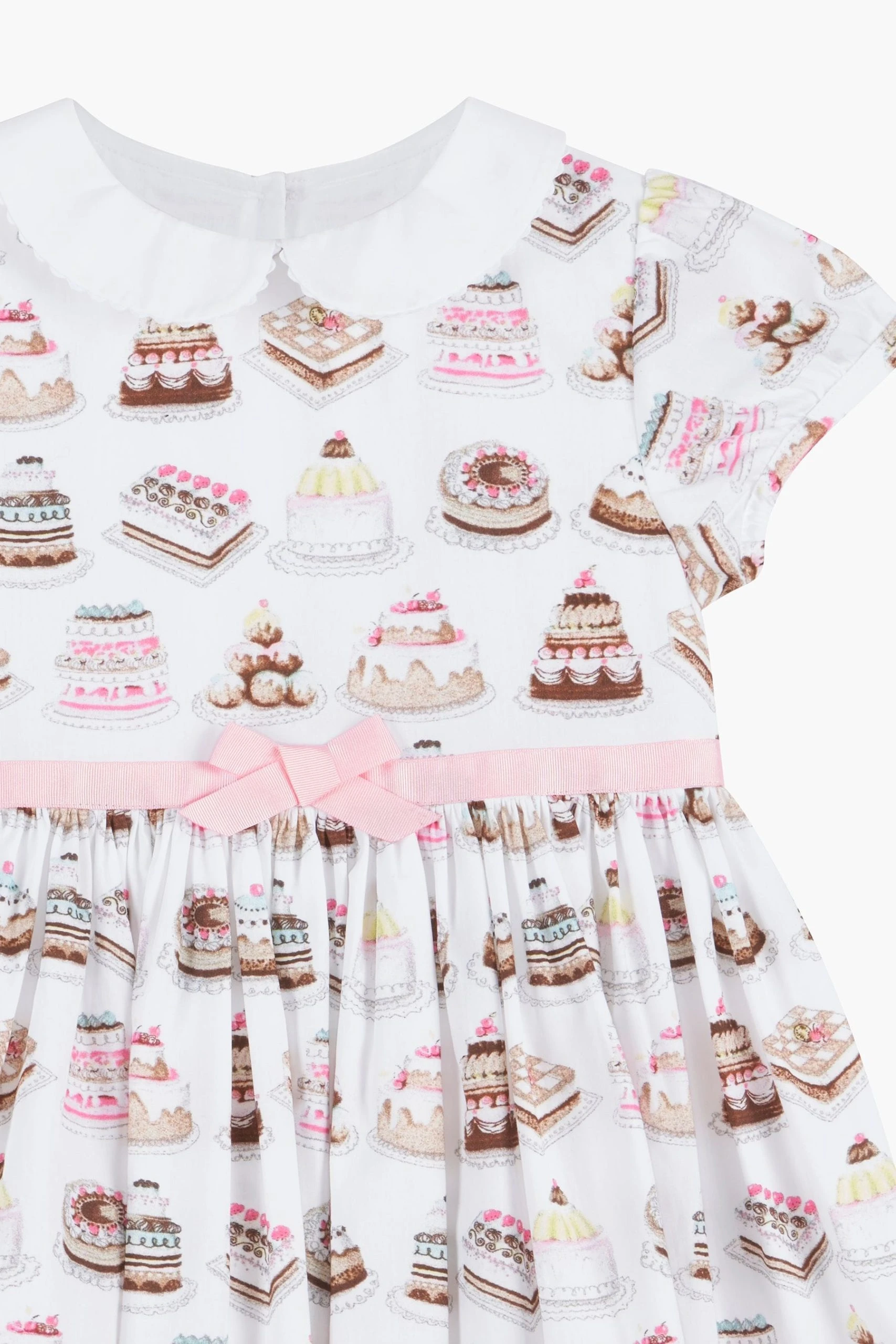 Trotters London White Cake Party Cotton Dress 7 Trotters London White Cake Party Cotton Dress - Image 5