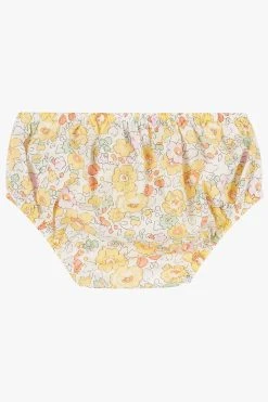 Trotters London Little Liberty Yellow Betsy Cotton My First Duck Dress -Angel & Rocket Shop D50886s6