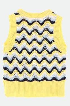 Angels Face Angel's Face Lemon Yellow Britta Sleeveless Top -Angel & Rocket Shop D51 288s3