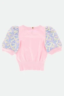 Angels Face Angel's Face Pink Anais Hearts Top -Angel & Rocket Shop D51 293s4