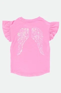 Angels Face Angel's Face Pink Spring Rose T-Shirt -Angel & Rocket Shop D51 323s4