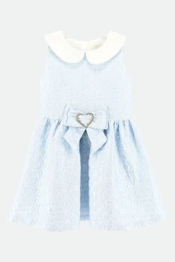 Angels Face Angel's Face Blue Sanita Jacquard Dress 8 Angels Face Angel's Face Blue Sanita Jacquard Dress -Angel & Rocket Shop D51 328s3