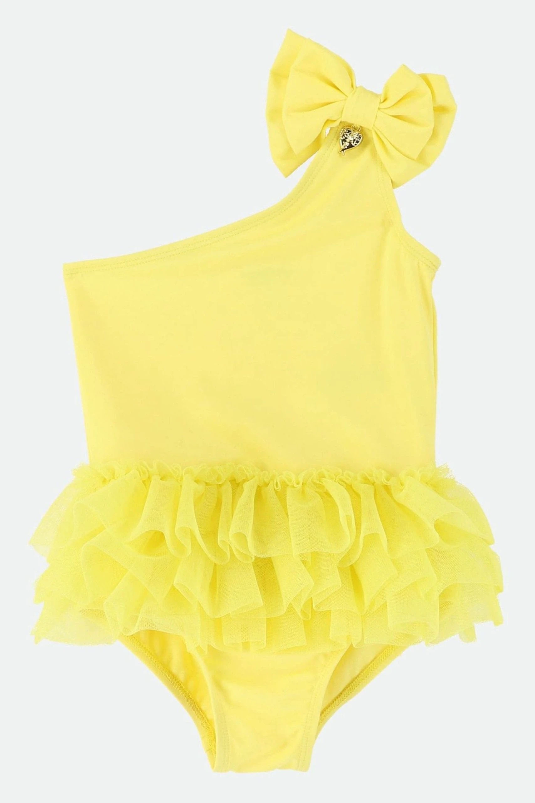 Angels Face Angel's Face Lemon Yellow Galina One Shoulder Swimsuit 4 Angels Face Angel's Face Lemon Yellow Galina One Shoulder Swimsuit - Image 2