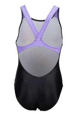 Arena Girls Parrot V-Back Black Swimsuit -Angel & Rocket Shop D51915s7