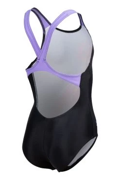 Arena Girls Parrot V-Back Black Swimsuit -Angel & Rocket Shop D51915s9