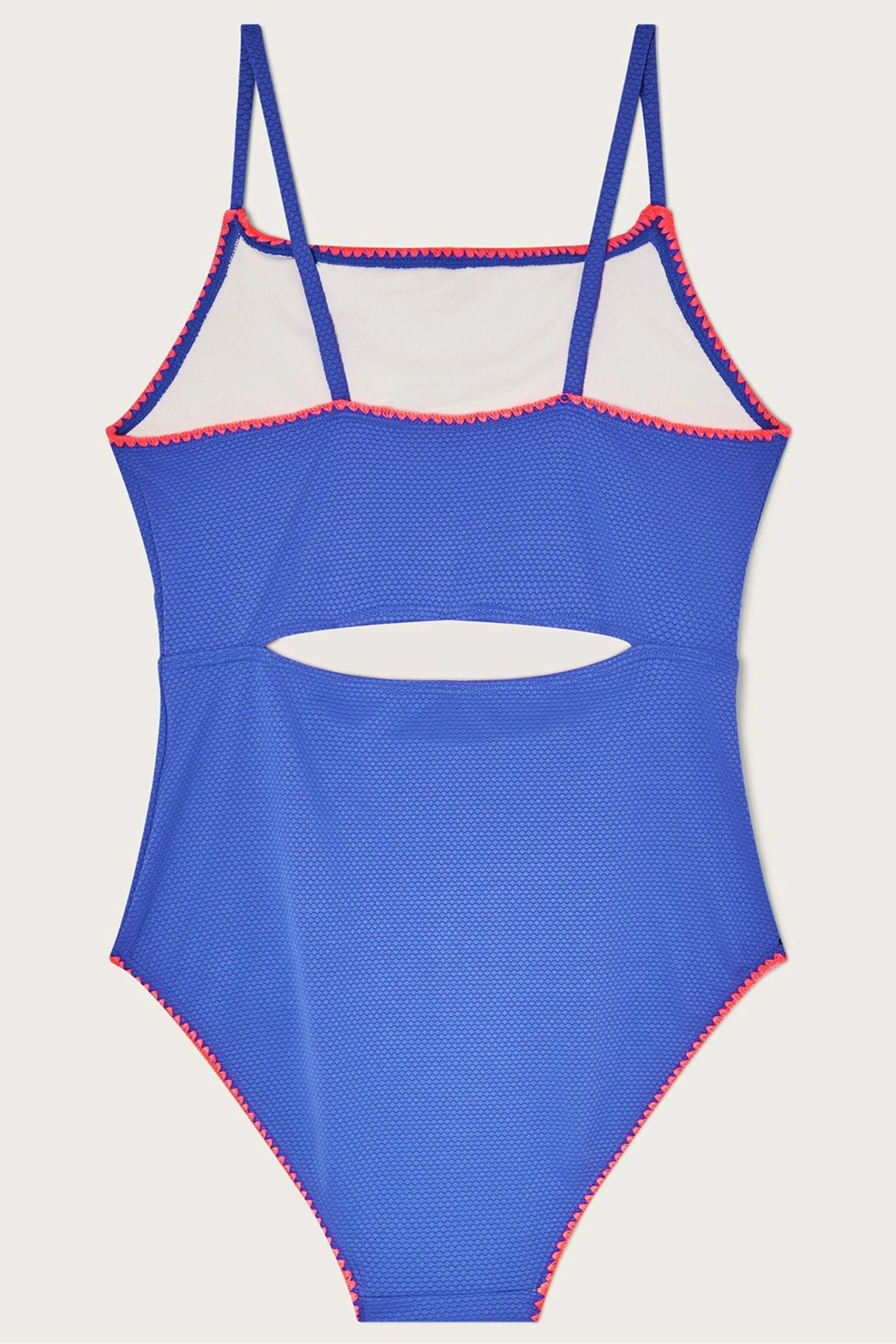 Monsoon Blue Cut-Out Swimsuit 4 Monsoon Blue Cut-Out Swimsuit - Image 2