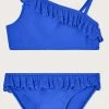 Monsoon Blue Laser Cut Frill Bikini Set 1 Monsoon Blue Laser Cut Frill Bikini Set -Angel & Rocket Shop D53193s