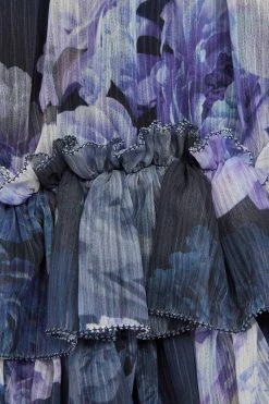 Reiss Henrietta Printed Tiered Dress -Angel & Rocket Shop D54 771s6