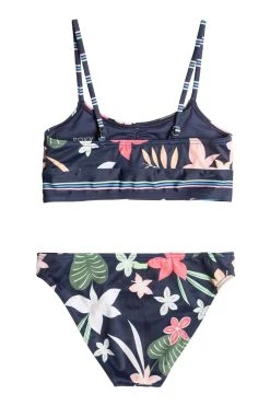 Roxy Blue Vacay For Life Printed Bikini -Angel & Rocket Shop D55586s7