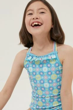 Fat Face FatFace Floral Swimsuit -Angel & Rocket Shop D61 408s3