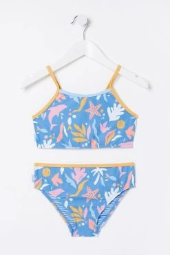 Fat Face FatFace Sea Scape Bikini Set 9 Fat Face FatFace Sea Scape Bikini Set -Angel & Rocket Shop D61 413s4