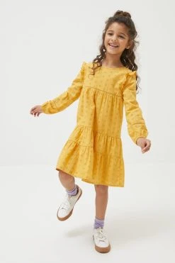 Fat Face FatFace Yellow Grace Dress