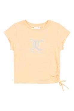 Juicy Couture Girls Orange Glitter T-Shirt -Angel & Rocket Shop D62778s4