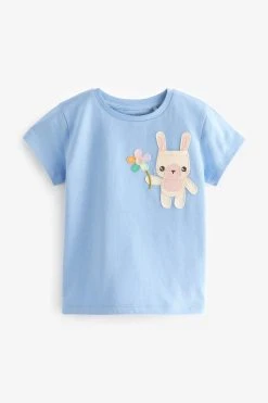 Next Long Sleeve Cotton T-Shirts 3 Pack (3mths-7yrs) -Angel & Rocket Shop D65052s2