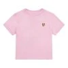 Lyle & Scott Girls Pink Acid Wash Ringer T-Shirt 1 Lyle & Scott Girls Pink Acid Wash Ringer T-Shirt -Angel & Rocket Shop D73125s