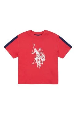 U.S. Polo Assn. Girls Pink Graphic T-Shirt