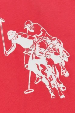 U.S. Polo Assn. Girls Pink Graphic T-Shirt -Angel & Rocket Shop D73591s3