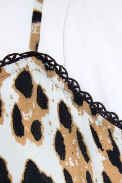 River Island Girls Black Leopard 2 In 1 Cami Dress -Angel & Rocket Shop D78134s5