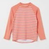 Polarn O. Pyret Red Striped Sunsafe Rash Vest -Angel & Rocket Shop D80070s
