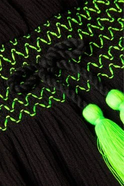 Monsoon Storm One Shoulder Black Dress Sew -Angel & Rocket Shop D82985s3