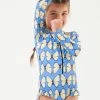 Angel & Rocket Blue Zip-Up Long Sleeve Rash Swimsuit 2 Angel & Rocket Blue Zip-Up Long Sleeve Rash Swimsuit -Angel & Rocket Shop D89036s