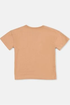 Angel & Rocket Oversized Natural Belle Slogan T-Shirt -Angel & Rocket Shop D89045s3