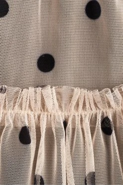 Angel & Rocket Pixie Black Spot Mesh Dress -Angel & Rocket Shop D89086s4